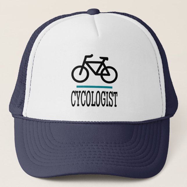 CYCOLOGIST Bike Biking Cycling Funny Novelty Keps (Framsida)