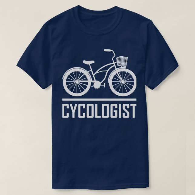 CYCOLOGIST Funny Cycling Bicycle Rider Cyclist T Shirt (Design framsida)