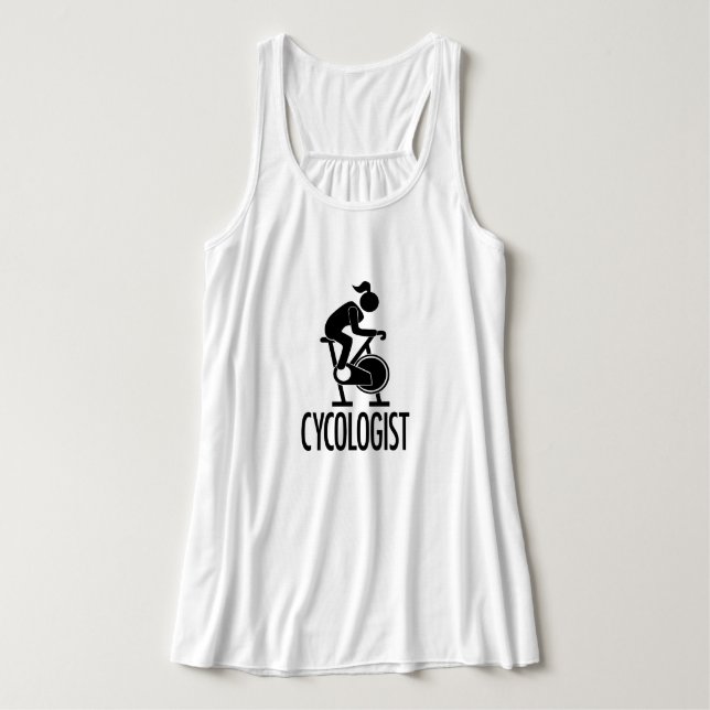 Cycologist Linne Med Racerback (Design framsida)