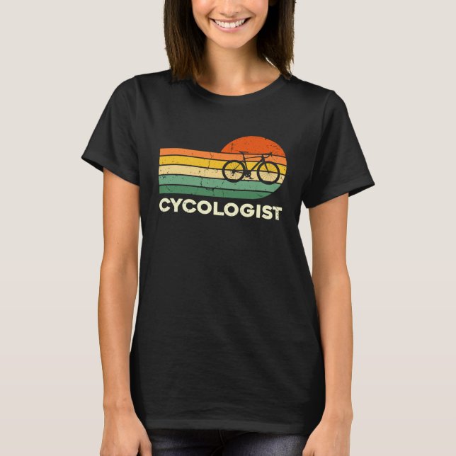 Cycologist  Mountain Bike Cycling Bicycle MTB Cycl T Shirt (Framsida)