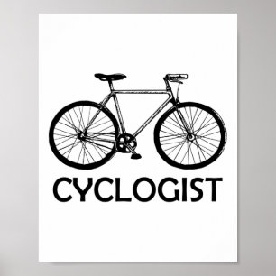 Cycologist Mountain Bike Cykel Mtb Cykling Poster
