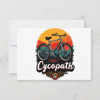 Cycopath: Energetic Bike and sunset Graphic