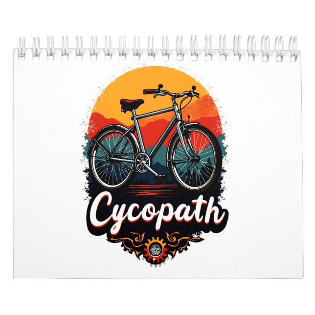 Cycopath: Energetic Bike and sunset Graphic Kalender (Omslag)