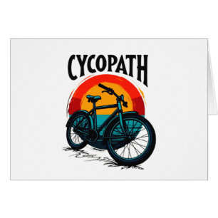 Cycopath: Energetisk bike med solnedgång Grafik Te OBS Kort