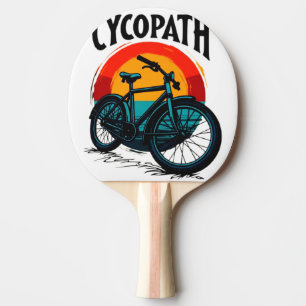 Cycopath: Energetisk bike med solnedgång Grafik Te Pingisracket