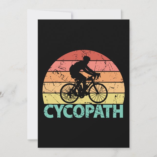 Cycopath Funny Cycling Cyclist (Framsida)