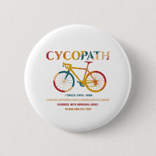 Cycopath Funny Cycling för cyklister och Biker Knapp