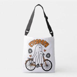 Cycopath Halloween Ghost på Orange Bicycle Axelväska