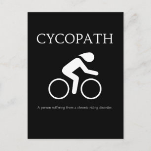 Cycopath, Kärlek Bikes Funny Novelty Vykort
