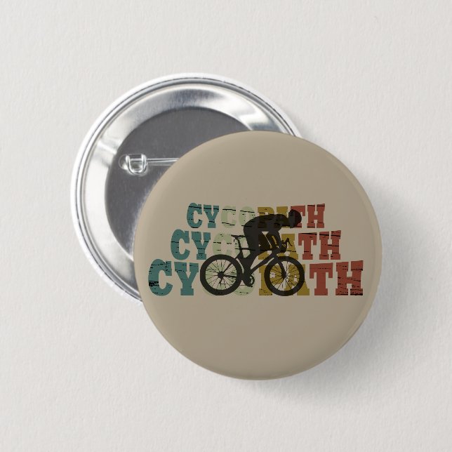 Cycopath - Mountainbike - Rolig cykling Knapp (Framsida & baksida)