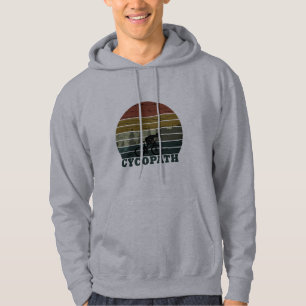 Cycopath rolig, rolig ordspråk hoodie