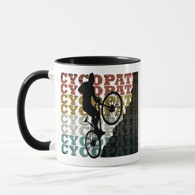 Cycopath roligt cycling mugg (Vänster)