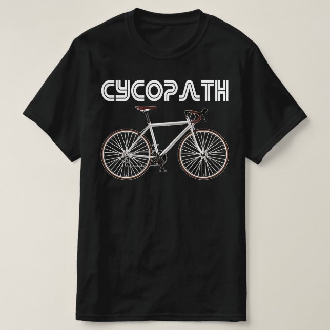 cycopath roligt cyclist-gåva t shirt (Design framsida)