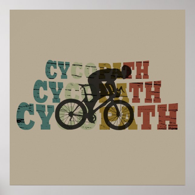 cycopath terrängcykling cykling poster (Framsidan)