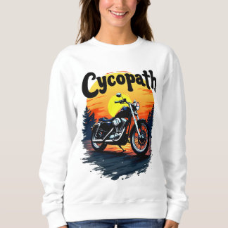 Cycopath Underbarare Biker Tee med solnedgång graf