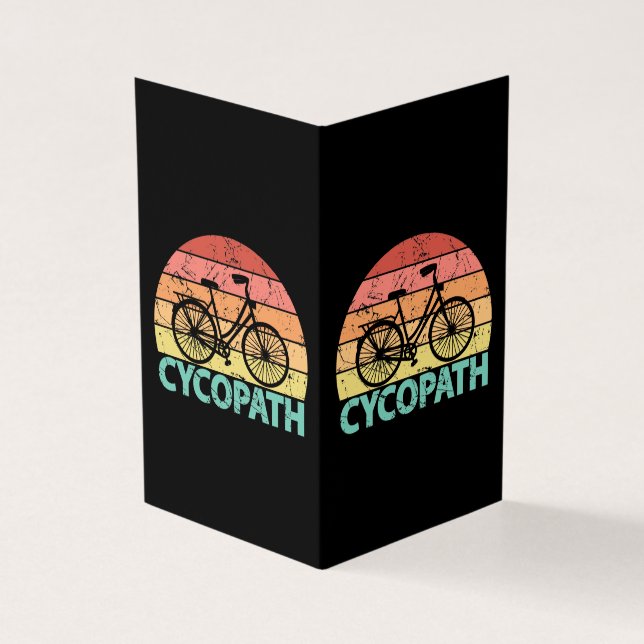 Cycopath underbart Cycling Bicycle Kort (Utsida)