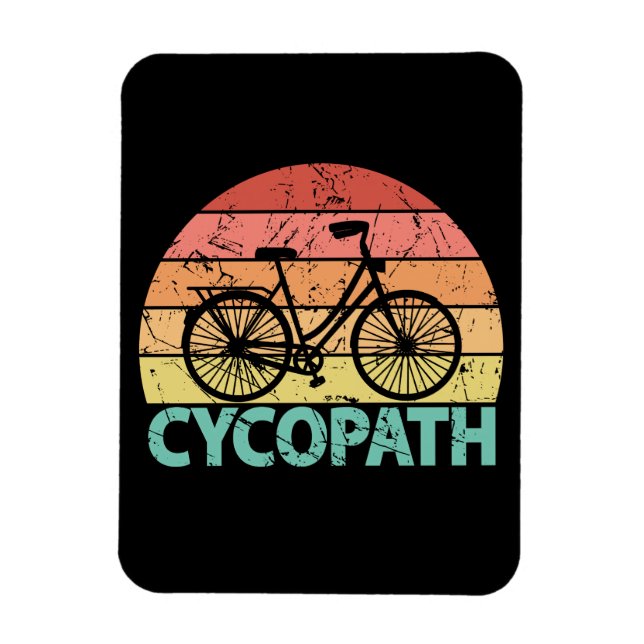 Cycopath underbart Cycling Bicycle Magnet (Vertikal)