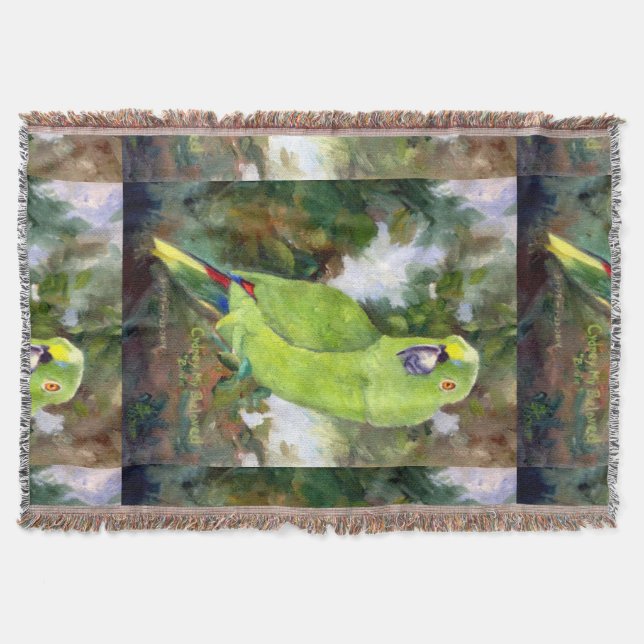 Cydney gul Naped papegoja Filt (Framsidan)