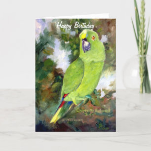 Cydney Gult Naped Parrot Kort
