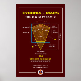 Cydonia-Mars: D&M Pyramid Poster