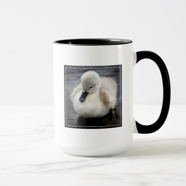 Cygnet för babysvan | mugg (Höger)