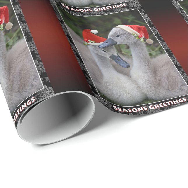 Cygnet-julafton Papper - jul Presentpapper (Rullad Hörn)