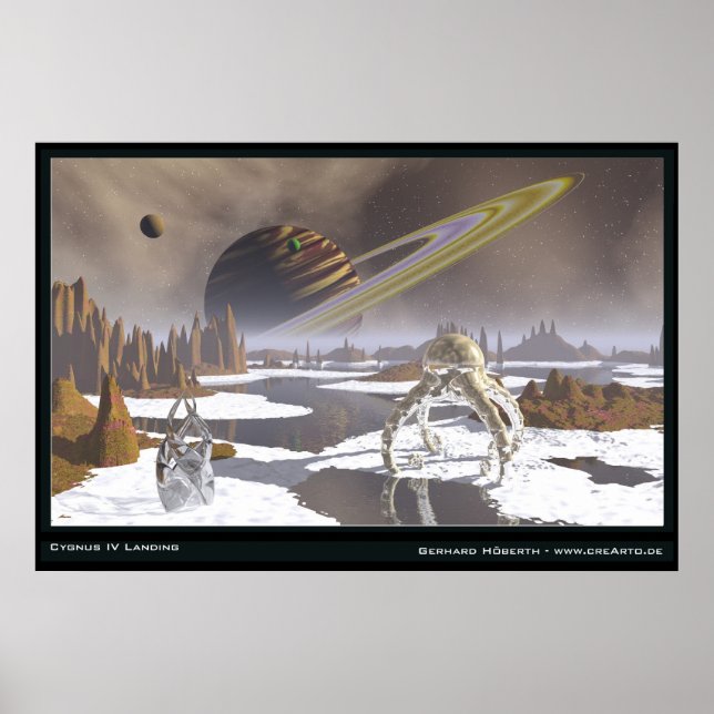 Cygnus IV-landning Poster (Framsidan)