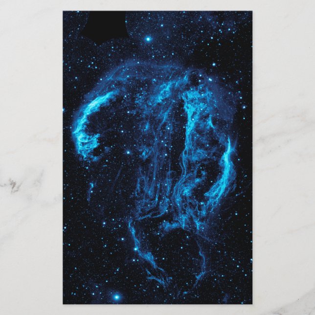 Cygnus Loop Nebula (NASA) Brevpapper (Framsida)