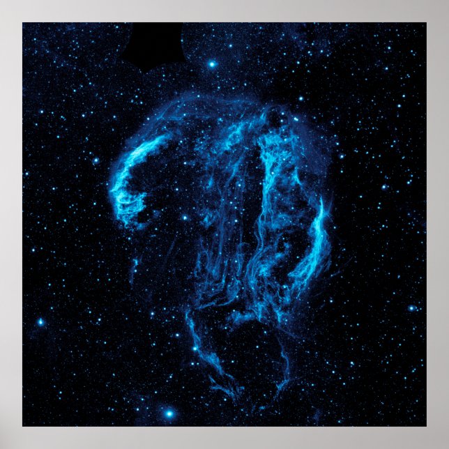 Cygnus Loop Nebula (NASA) Poster (Framsidan)
