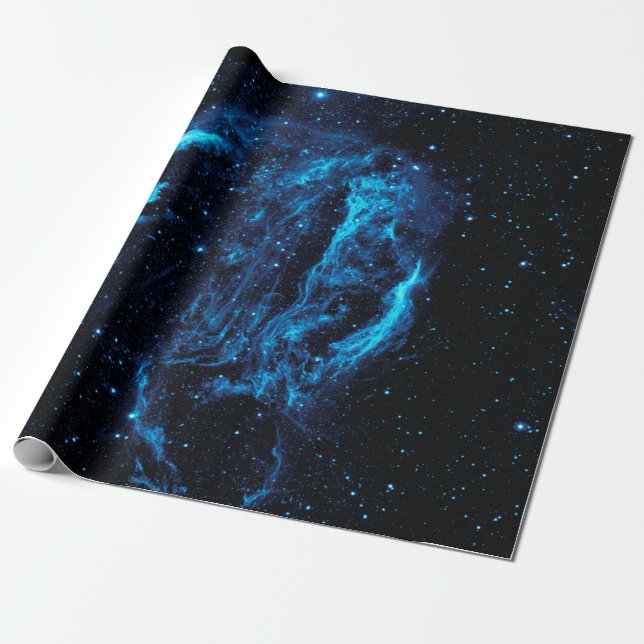 Cygnus Loop Nebula (NASA) Presentpapper (Utrullad)