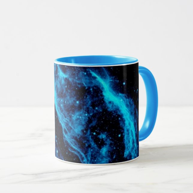 Cygnus Loop-nebulosan Supernovarest NASA-foto Mugg (Framsida höger)