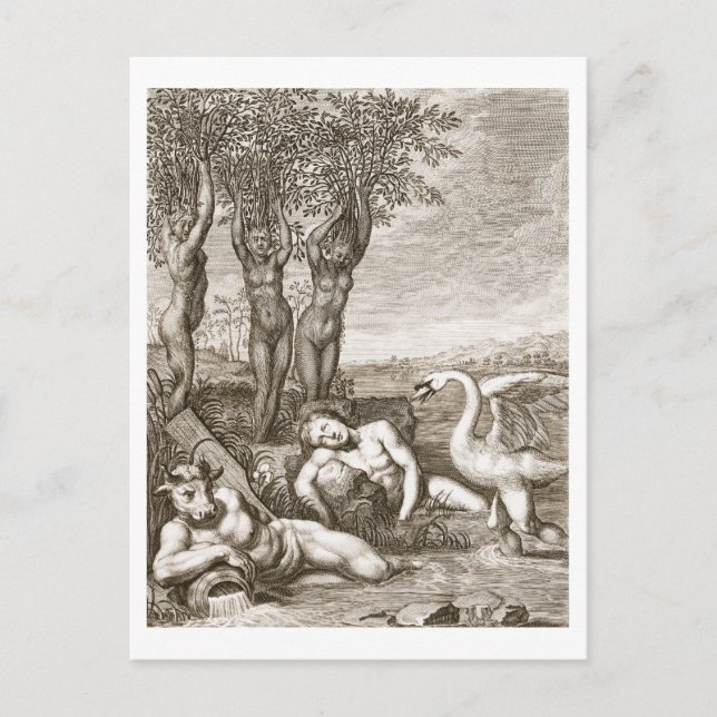 Cygnus omvandlat till Svan och Phaetons Siste Vykort (Framsida)