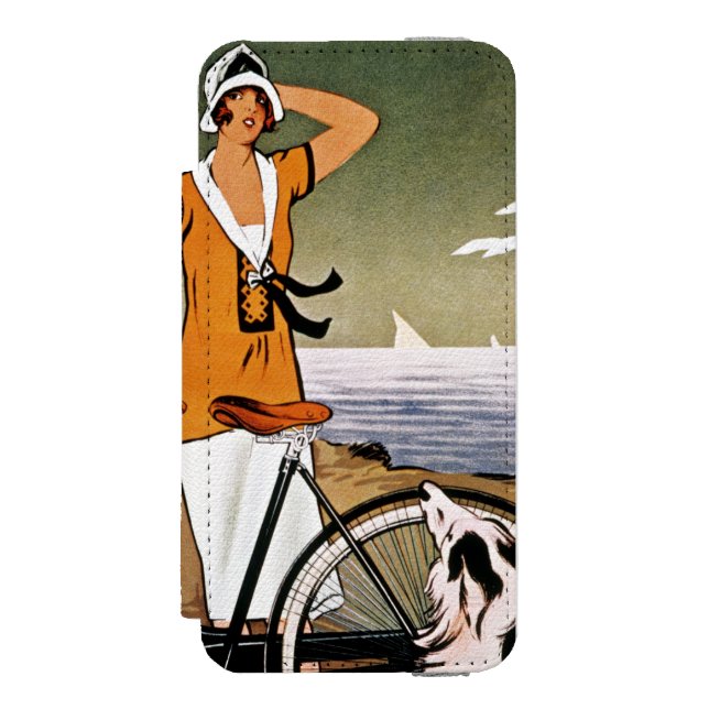 Cykel Annons, 1925 Incipio iPhone Wallet Skal (Folio Framsidan)
