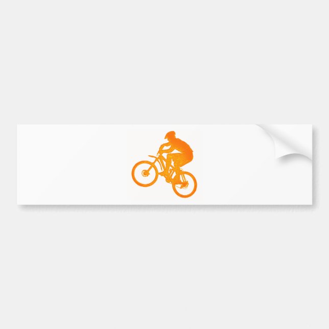 Cykel Berg Tider Bildekal (Framsidan)