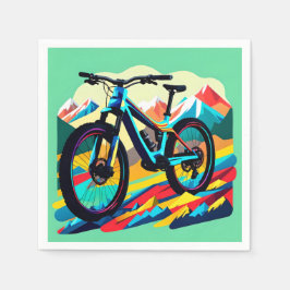 Cykel Bike Art Pappersservett