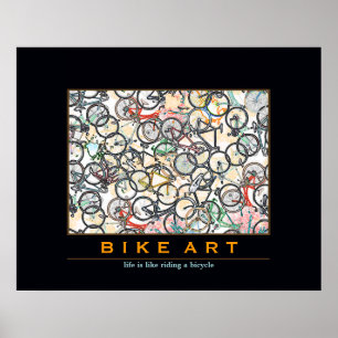 cykel BIKE ART Poster