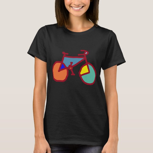 Cykel. Bike/Cycling Tee Shirt (Framsida)