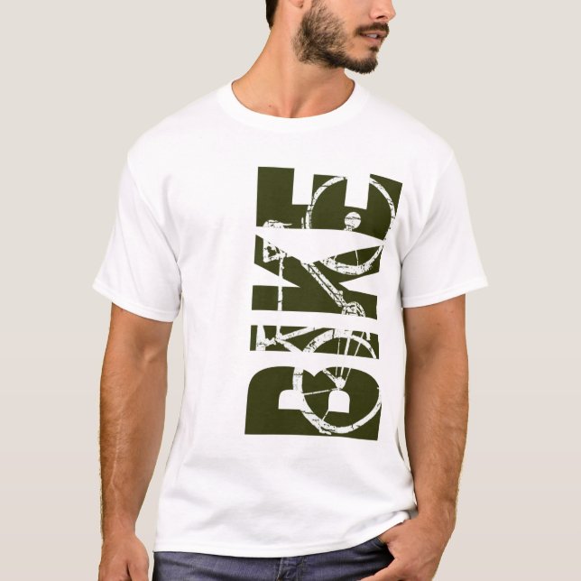 Cykel - Biking + Bike T-shirt (Framsida)
