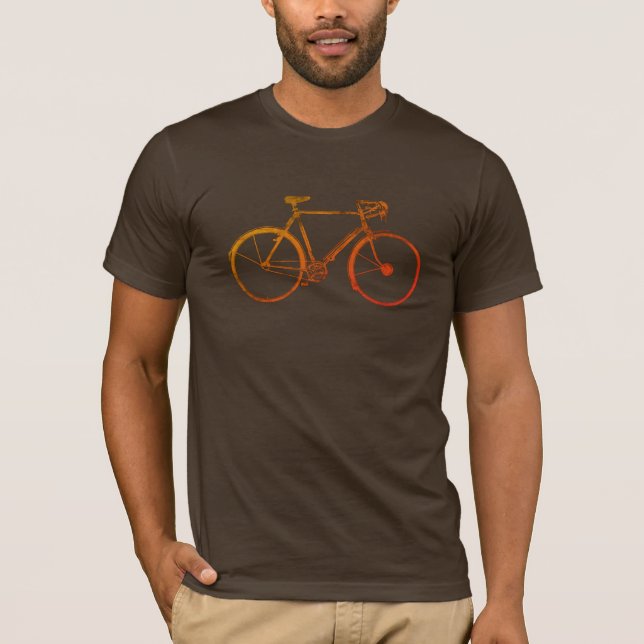 Cykel/brun bläck tee (Framsida)