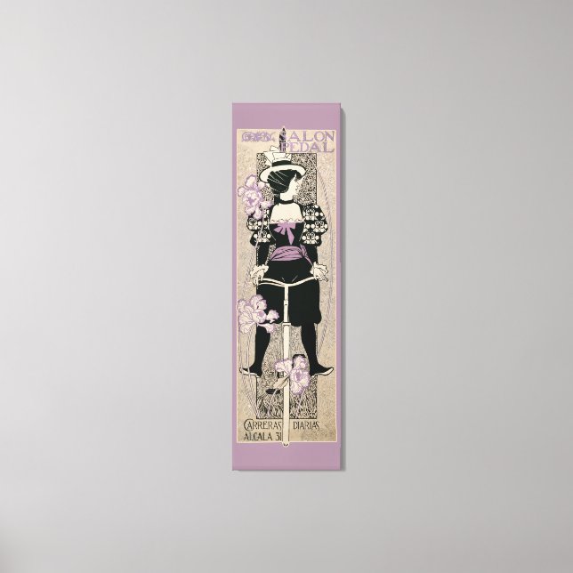 Cykel CC0226 Art nouveau Canvastryck (Framsida)