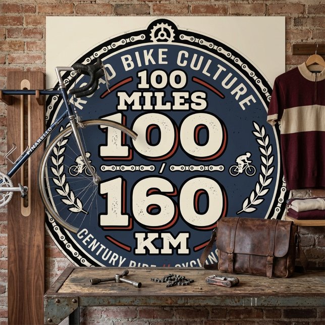 Cykel Century Ride 100 Miles 160 KM  Poster (Skapare uppladdad)