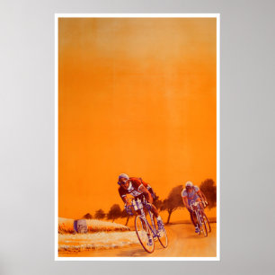 Cykel Cykel Affisch Landsvägscykel Konst Vintage P