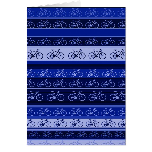 cykel, cykel, cykel/cykel hälsningskort (Framsidan)