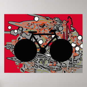 cykel, cykel, cykel/cykel poster