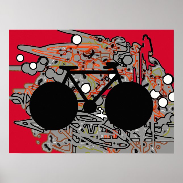 cykel, cykel, cykel/cykel poster (Framsidan)