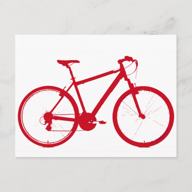 cykel, cykel, cykel/cykel vykort (Framsida)