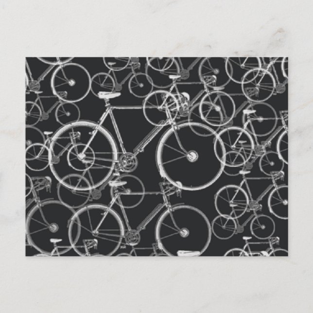 cykel, cykel, cykel/cykel vykort (Framsida)