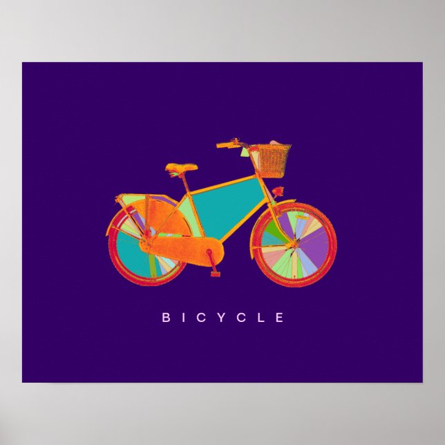 cykel - cykel + cykel poster (Framsidan)