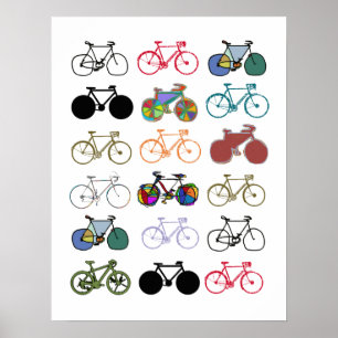 cykel - cykel + cykel poster