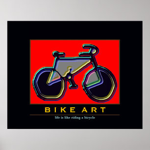 cykel - cykel + cykel poster